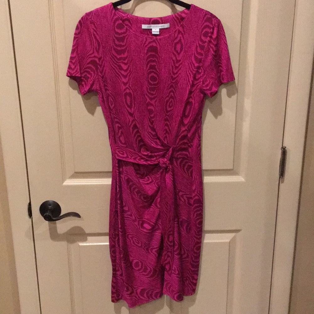 DVF wrap front dress